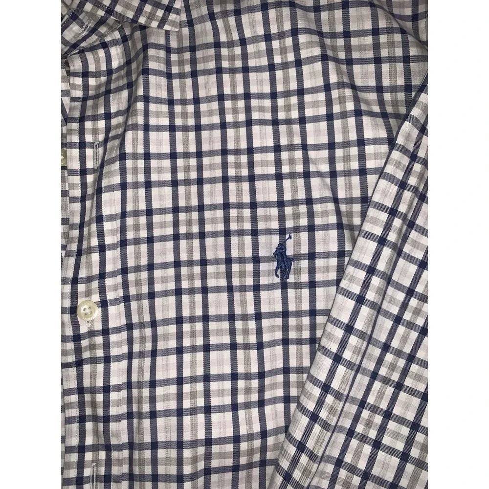 Polo Ralph Lauren Men's Classic Fit‎ Performance Plaid Check Button Up